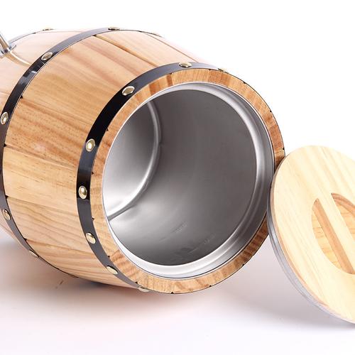 厂家批发定做橡木桶 高档木质木制啤酒桶立式装饰酒桶容器